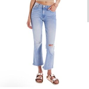 MOTHER Outsider Ankle Chew Jean in Poisoned
Petals 25